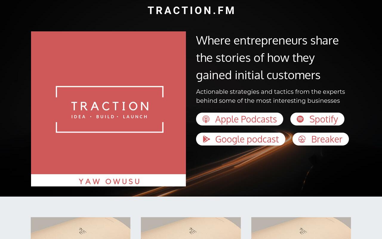 Carrd profile picture for @traction